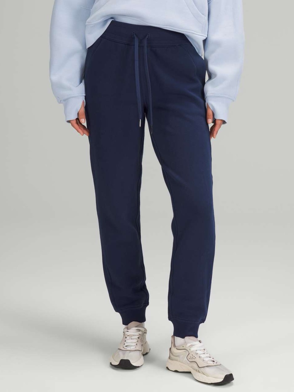 Lululemon Scuba High Rise Jogger Sweatpants Night Sea Blue Size 12 NWT